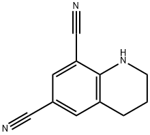 6,8-Quinolinedicarbonitrile, 1,2,3,4-tetrahydro-,1809195-28-5,结构式