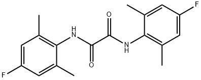 N1,?N2-?bis(4-?fluoro-?2,?6-?dimethylphenyl)?- Ethanediamide 化学構造式