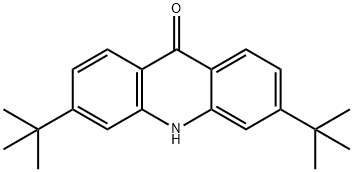 9(10H)-Acridinone, 3,6-bis(1,1-dimethylethyl)- 化学構造式