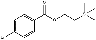 Benzoic acid, 4-bromo-, 2-(trimethylsilyl)ethyl ester 结构式