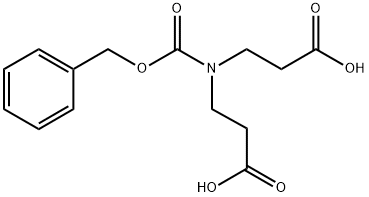 3-{[(Benzyloxy)carbonyl](2-carboxyethyl)amino}propanoic acid Structure