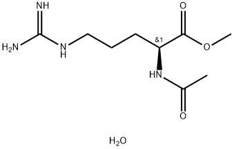 dihydrate methyl (2S)-5-carbamimidamido-2-acetamidopentanoate 结构式