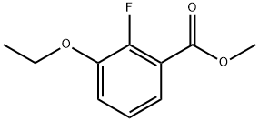 Benzoic acid, 3-ethoxy-2-fluoro-, methyl ester,1820604-99-6,结构式