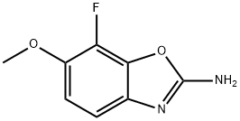 2-Benzoxazolamine, 7-fluoro-6-methoxy- Struktur