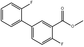 [1,1'-Biphenyl]-3-carboxylic acid, 2',4-difluoro-, methyl ester Structure