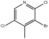 3-Bromo-2,5-dichloro-4-methylpyridine, 1820683-17-7, 结构式