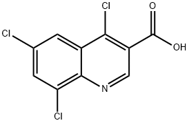 4,6,8-三氯喹啉-3-羧酸,1820687-03-3,结构式