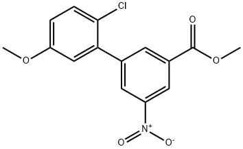 1820705-15-4 [1,1'-Biphenyl]-3-carboxylic acid, 2'-chloro-5'-methoxy-5-nitro-, methyl ester