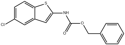 2-(Cbz-Amino)-5-chlorobenzothiophene,1820716-73-1,结构式