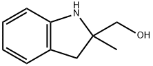 1H-Indole-2-methanol, 2,3-dihydro-2-methyl- Struktur