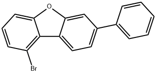 1-Bromo-7-phenyldibenzofuran Struktur