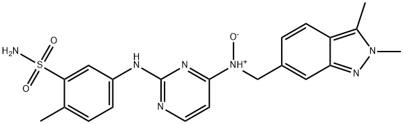 帕唑帕尼杂质2,1821666-73-2,结构式