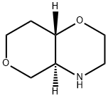 2H,5H-Pyrano[4,3-b]-1,4-oxazine,hexahydro-,(4aS,8aS)- Structure