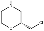 Morpholine, 2-(chloromethyl)-, (2R)- Structure