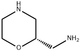 2-Morpholinemethanamine, (2S)- Structure