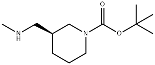 tert-butyl (S)-3-((methylamino)methyl)piperidine-1-carboxylate,1821837-42-6,结构式