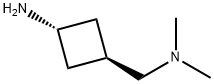 Cyclobutanemethanamine, 3-amino-N,N-dimethyl-, trans- Structure