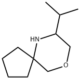 9-Oxa-6-azaspiro[4.5]decane, 7-(1-methylethyl)-,1822601-80-8,结构式