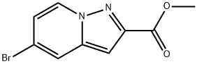 Methyl 5-bromopyrazolo[1,5-a]pyridine-2-carboxylate,1822671-53-3,结构式
