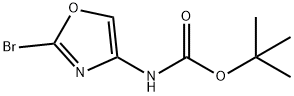 (2-溴噁唑-4-基)氨基甲酸叔丁酯, 1822818-13-2, 结构式