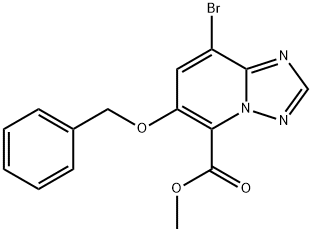 Methyl 6-(benzyloxy)-8-bromo-[1,2,4]triazolo[1,5-a]pyridine-5-carboxylate Structure