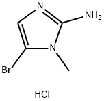 1H-Imidazol-2-amine, 5-bromo-1-methyl-, hydrochloride (1:1) Structure