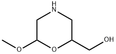 2-Morpholinemethanol,6-methoxy- Structure
