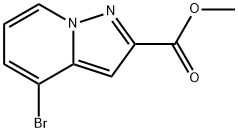 methyl 4-bromopyrazolo[1,5-a]pyridine-2-carboxylate Structure