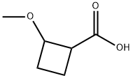 Cyclobutanecarboxylic acid, 2-methoxy- Struktur
