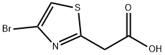 2-Thiazoleacetic acid, 4-bromo-,1823317-88-9,结构式