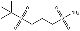 3-(2-methylpropane-2-sulfonyl)propane-1-sulfonamide Structure