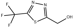 1,3,4-Thiadiazole-2-methanol, 5-(trifluoromethyl)- Struktur