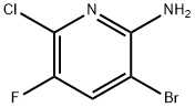 3-溴-6-氯-5-氟吡啶-2-胺, 1823333-24-9, 结构式
