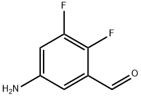 5-氨基-2,3-二氟苯甲醛, 1823338-39-1, 结构式