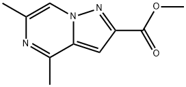 Methyl 4,6-dimethylpyrazolo[1,5-a]pyrazine-2-carboxylate Structure