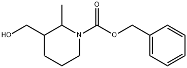 Benzyl 3-(Hydroxymethyl)-2-Methylpiperidine-1-Carboxylate(WX641075) 化学構造式