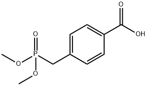 4-((Dimethoxyphosphoryl)methyl)benzoic acid Struktur