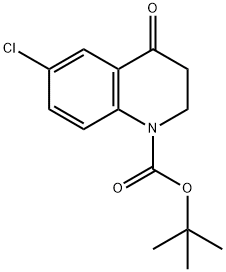 tert-butyl 6-chloro-4-oxo-1,2,3,4-tetrahydroquinoline-1-carboxylate Structure