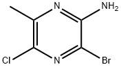 2-Pyrazinamine, 3-bromo-5-chloro-6-methyl- Structure