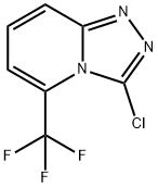 3-chloro-5-(trifluoromethyl)-[1,2,4]triazolo[4,3-a]pyridine 结构式
