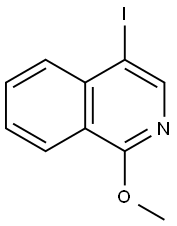 Isoquinoline, 4-iodo-1-methoxy- Struktur