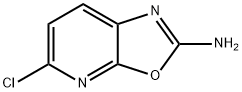 Oxazolo[5,4-b]pyridin-2-amine, 5-chloro- Struktur