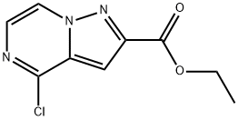 Pyrazolo[1,5-a]pyrazine-2-carboxylic acid, 4-chloro-, ethyl ester Structure