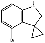 4-BROMOSPIRO[CYCLOPROPANE-1,3-INDOLINE],1823921-08-9,结构式