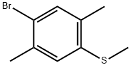 1-Bromo-2,5-dimethyl-4-(methylsulfanyl)benzene Struktur