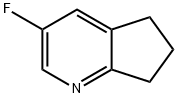 5H-Cyclopenta[b]pyridine, 3-fluoro-6,7-dihydro- 化学構造式