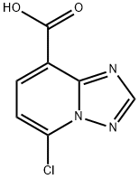 [1,2,4]Triazolo[1,5-a]pyridine-8-carboxylic acid, 5-chloro- Structure