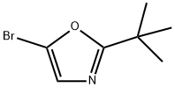 Oxazole, 5-bromo-2-(1,1-dimethylethyl)- Struktur