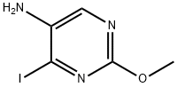 5-Pyrimidinamine, 4-iodo-2-methoxy- 化学構造式