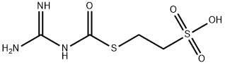 Ethanesulfonic acid, 2-[[[(aminoiminomethyl)amino]carbonyl]thio]-, 1823982-49-5, 结构式
